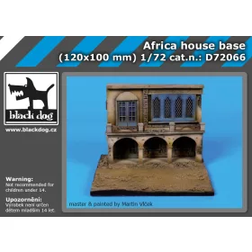  Black Dog D72066 Africa house base dioráma makett kiegészítő (1/72)