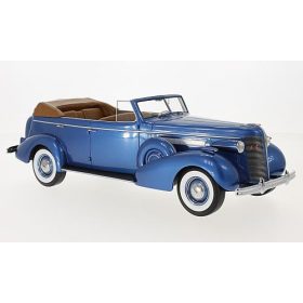   BoS-Models 372 Buick Roadmaster 80-C Four-Door Phaeton 1937, metálkék (1:18)