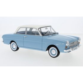   BoS-Models 404 Ford Taunus 12M (P4) Limousine 1965, kék/fehér (1:18)