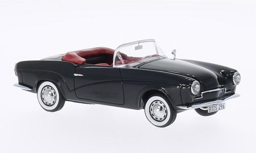 BoS-Models 43296 Rometsch Lawrence Cabriolet 1957, fekete (1:43)