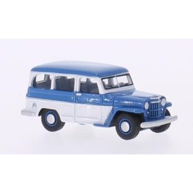   BoS-Models 87010 Jeep Willys Station Wagon 1954, kék-fehér (H0)