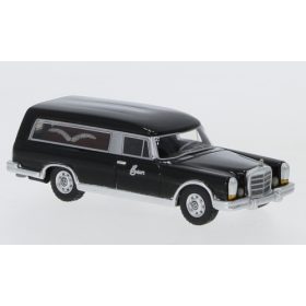   BoS-Models 87016 Mercedes-Benz 600 (W100) Pollmann halottaskocsi 1969, fekete (H0)