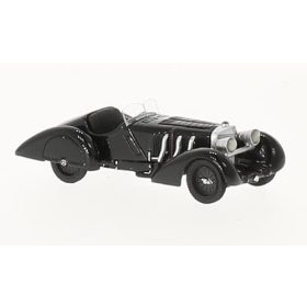   BoS-Models 87405 Mercedes-Benz SSK Count Trossi 1932, fekete - Der schwarze Prinz (H0)