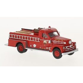 BoS-Models 87505 Seagrave 750 Fire Engine 1958, piros (H0)