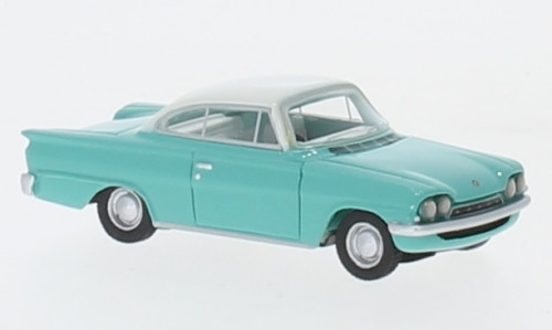 BoS-Models 87645 Ford Consul Capri GT 1963, türkíz-fehér (H0)