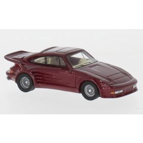  BoS-Models 87655 Porsche 911 Turbo Gemballa Avalanche 1986, metál piros (H0)