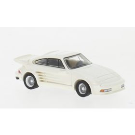   BoS-Models 87656 Porsche 911 Turbo Gemballa Avalanche 1986, metál fehér (H0)