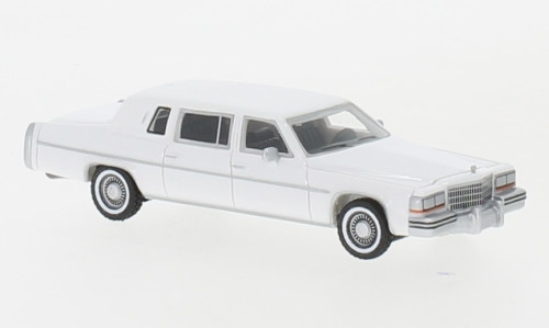 BoS-Models 87661 Cadillac Fleetwood Formal Limousine 1980, fehér (H0)