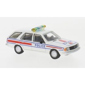 BoS-Models 87702 Renault 18 Break 1978, fehér - Police (H0)