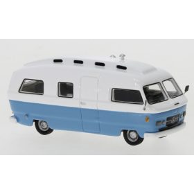   BoS-Models 87780 Mercedes-Benz L 206 Orion II lakóbusz 1975, kék/fehér (H0)