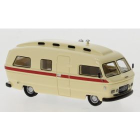   BoS-Models 87781 Mercedes-Benz L 206 Orion II lakóbusz 1975, bézs/piros (H0)