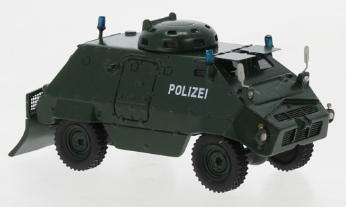 BoS-Models 87833 Thyssen UR-416 sötétzöld, 1975, Polizei (D) - tolólappal (H0)