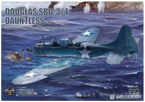 Border Model BF014 Douglas SBD-3/4 Dauntless 1/35 repülőgép makett