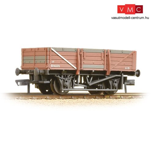 Branchline 33-087 5 Plank China Clay Wagon BR Bauxite (Early) - Weathered