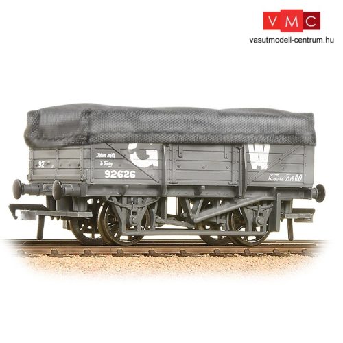 Branchline 33-088 5 Plank China Clay Wagon GWR Grey With Tarpaulin Cover - Weathered