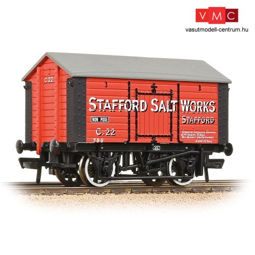 Branchline 33-181A 10T Covered Salt Wagon 'Stafford Salt Works' Red