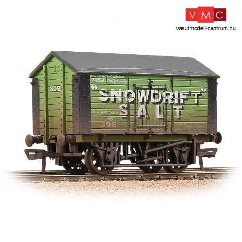 Branchline 33-182A 10T Covered Salt Wagon 'Snowdrift Salt' Green - Weathered