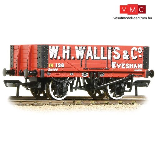 Branchline 37-072 5 Plank Wagon Wooden Floor 'W. H. Wallis & Co' Red