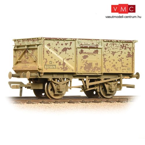 Branchline 37-225J BR 16T Steel Mineral Wagon Top Flap Doors BR Grey (Early) - Weathered