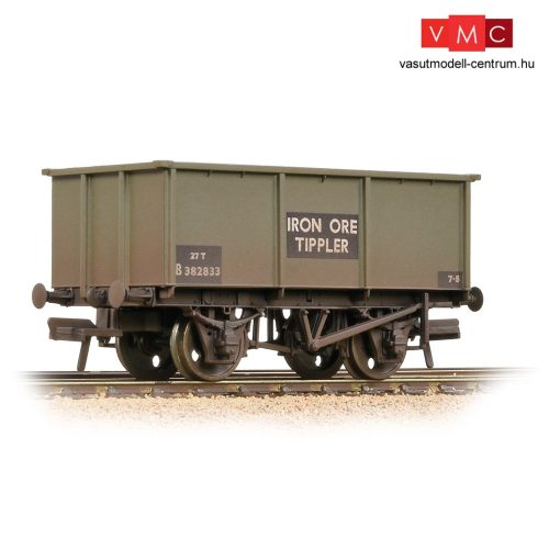 Branchline 37-275G BR 27T Steel Tippler BR Grey (Early) 'Iron Ore' - Weathered