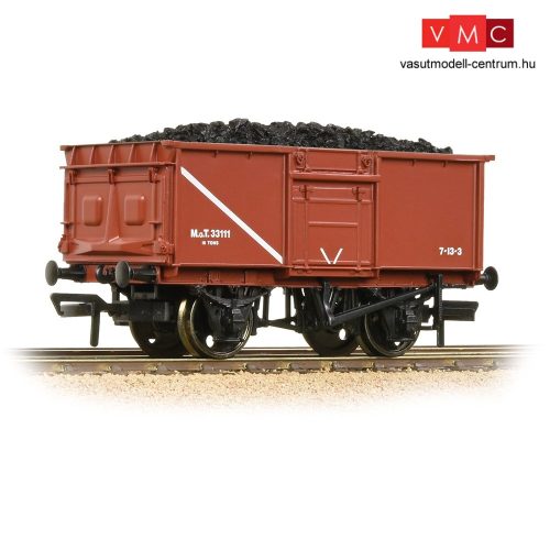 Branchline 37-376D 16T Steel Mineral Wagon Pressed End Door MOT Bauxite - Includes Wagon Load