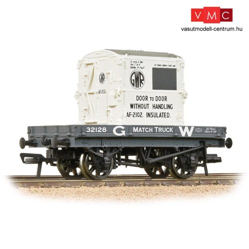 Branchline 37-480 1 Plank Wagon GWR Grey With 'GWR' AF Container