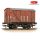 Branchline 37-902B GWR 12T Shock Van Planked Ends BR Bauxite (Early) - Weathered