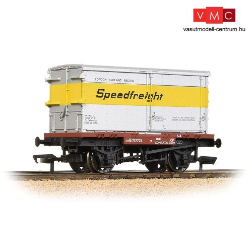 Branchline 37-990 Conflat Wagon BR Bauxite (Early) With 'Speedfreight' Standard BA Container