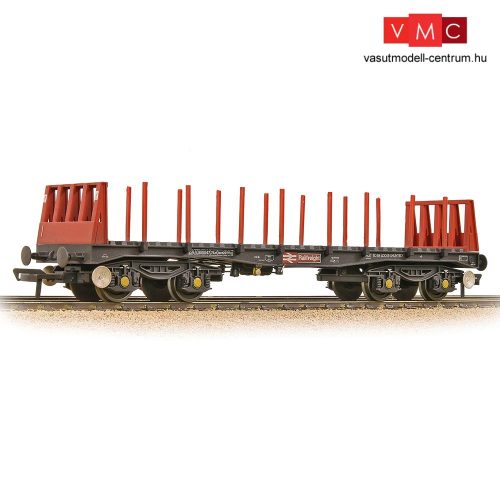 Branchline 38-351B BR BAA Steel Carrier Wagon BR Railfreight Red - Weathered - Includes Wagon Load
