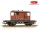 Branchline 38-402B SR 25T 'Pill Box' Brake Van Right-Hand Duckets BR Bauxite (Early) - Weathered