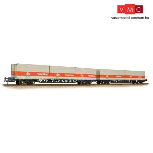 Branchline 38-625 BR FGA Outer Flats 2-Pack BR Blue With BR Freightliner ISO Containers