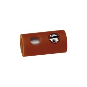 Brawa 3044 Banánhüvely 2,5 mm, barna, 10 db