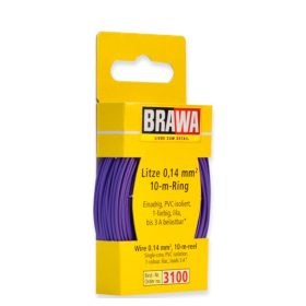 Brawa 3100 Vezeték 10 m, 0,14 mm², lila