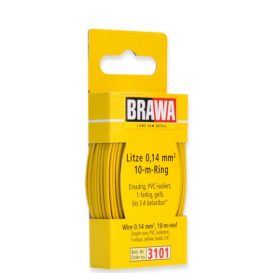 Brawa 3101 Vezeték 10 m, 0,14 mm², sárga
