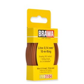 Brawa 3104 Vezeték 10 m, 0,14 mm², barna