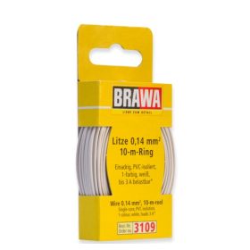 Brawa 3109 Vezeték 10 m, 0,14 mm², fehér