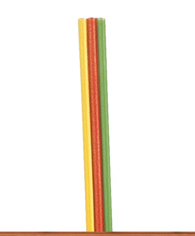 Brawa 3174 Vezeték, szalagkábel 5 m, 0,14 mm², sárga/piros/zöld (Märklin)