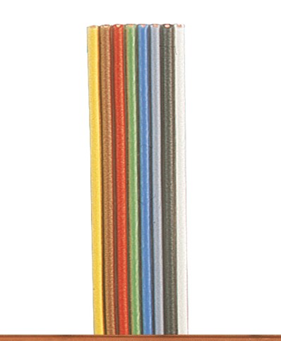 Brawa 3189 Vezeték, szalagkábel 50 m, 0,14 mm², sárga/barna/piros/zöld/kék/szürke/fekete
