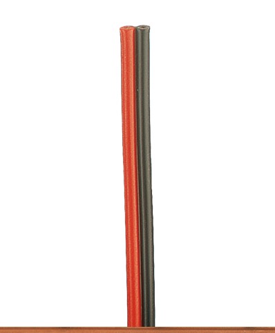 Brawa 3195 Vezeték, szalagkábel 5 m, 0,75 mm², piros/fekete