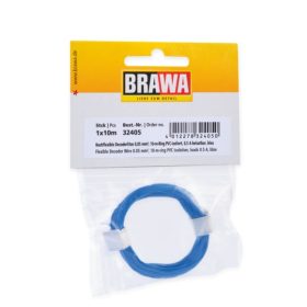 Brawa 32405 Vékony vezeték 0,05 mm², 10 m, kék