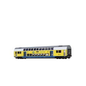   Brawa 44572 Emeletes személykocsi 2. osztály, Metronom (RE 3 Hamburg Hbf) (E6) (H0)