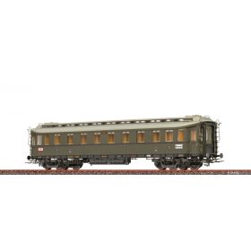   Brawa 45418 Személykocsi, négytengelyes C4ü Pr 21, 3. osztály, K.P.E.V. (E1) (H0)