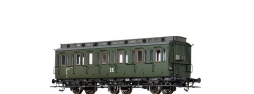 Brawa 45490 Oldalfellépős személykocsi, háromtengelyes B3, 2. osztály, DR (E3) (H0)