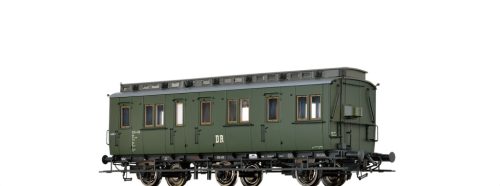 Brawa 45492 Oldalfellépős személykocsi, háromtengelyes B3u, 2. osztály, DR (E3) (H0)