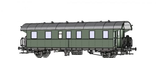 Brawa 46758 Személykocsi, Donnerbüchse BCi-28, 2./.3 osztály, SNCF (E3) (H0) - világításs