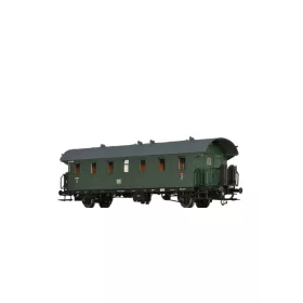   Brawa 46784 Személykocsi, Bi-28 Donnerbüchse, 2. osztály, DB (E3) (H0) - világítással / AC