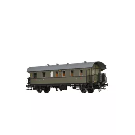   Brawa 46800 Személykocsi, BCi-29 Donnerbüchse, 2./3. osztály, DRG (E2) (H0) - világítással / AC