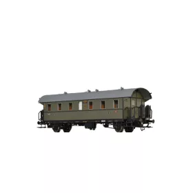   Brawa 46801 Személykocsi, Ci-28 Donnerbüchse, 3. osztály, DRG (E2) (H0) - világítással / AC