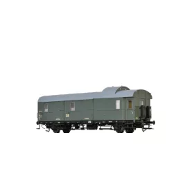   Brawa 46808 Poggyászkocsi, Pwi Donnerbüchse, DR (E3) (H0) - világítással
