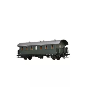   Brawa 46819 Személykocsi, Bih Donnerbüchse, 2. osztály, ÖBB (E3) (H0) - világítással